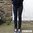 PIROGUE MAT DE MISAINE high waist straight cut trousers INDIGO and BRICK  Sizes F36/UK8 to F52/UK24