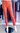 PERLECO - MAT DE MISAINE - ankle long stretch trousers PIMENT