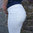 PAILLOTCO - MAT DE MISAINE - high waist stretch trousers CHALK