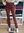 PIROGUE - MAT DE MISAINE - pantalon stretch taille haute BRIQUE foncé T36, 38, 40