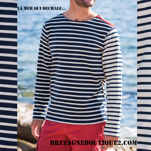 MARJAN 3 Mousqueton clothing unisex mixed colors breton shirt