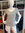 EUGENIE - LE GLAZIK - scoop neck breton shirt CREAM/RED
