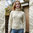 ARANCRAFR- R2080 - DONEGAL women polo neck Irish sweater XL