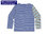 MARJAN KID BICOLORE / MARJAN KID PLACE Mousqueton clothing multi colors breton shirt