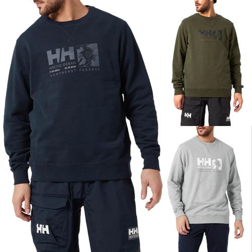 Men's Arctic Ocean Sweatshirt Helly Hansen sweat en coton biologique S à XXL (34075)