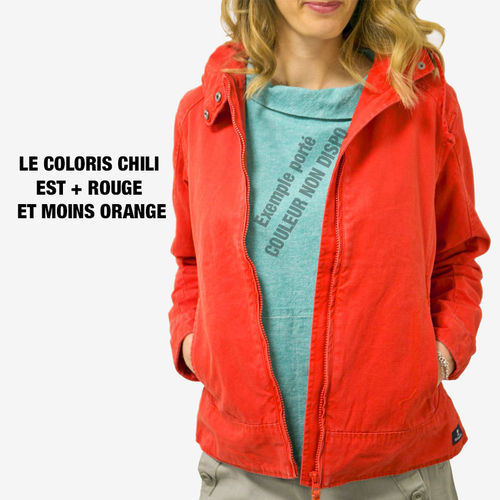 FINELLE veste légère Mousqueton à capuche CHILI  T36, T46