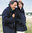 breton pea coat CORSAIRE Michel Beaudouin BLACK buttons