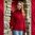 ARANCRAFR- R2080 - DONEGAL women polo neck Irish sweater