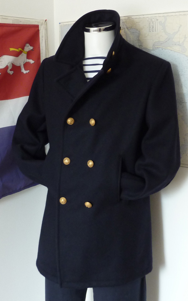Corsaire Gold Ons Men Pure Wool, What Is The Difference Between A Pea Coat And Reefer Jacket