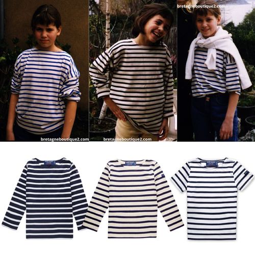 T-shirt marinière enfant LEVANT / MINQUIERS / MERIDIEN 2ans à 16ans