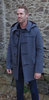 MID LENGTH GLOVERALL DUFFLE COAT WITH DETACHABLE HOOD