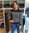 MOLENE - ROYAL MER - women breton sweater 100% merinos wool NAVY/RED