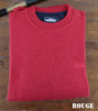 MOROS CAP MARINE cotton round neck sweatshirt fine stitch RED