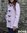 Duffle coat anglais femme Gloverall à chevrons 100% pure Laine ROSE T42-97cm poitr