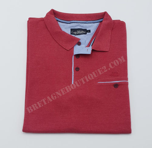 YSER cap marine unisex pique polo shirt 50/50 medium w. cotton