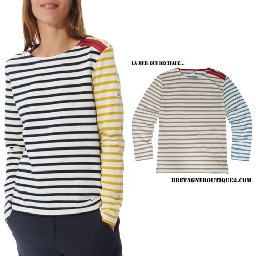 MARJANA Mousqueton clothing mixed colors breton shirt