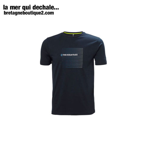 HH 20215 T-shirt coton homme Helly Hansen THE OCEAN RACE T-shirt NAVY