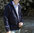 DINARD Grosse veste de marin zippé col montant 100% laine, fabriqué en Bretagne MARINE 3XL