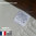 ECHARPE MARIN Maille épaisse perlée fabriqué en Bretagne 50% Laine ECRU